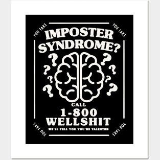 Imposter Syndrome Posters and Art